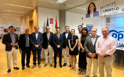 Reunión de la Economía Social con el Grupo Popular en la Asamblea de Madrid