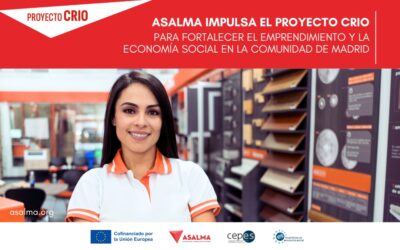ASALMA impulsa el Proyecto CRIO para fortalecer el emprendimiento y la economía social en la Comunidad de Madrid