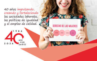 40 años impulsando, creando y fortaleciendo las sociedades laborales, las políticas de igualdad y el empleo de calidad