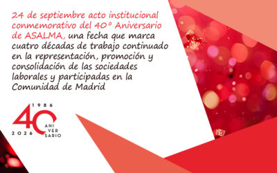 24 de septiembre Acto Institucional Conmemorativo del 40.º Aniversario de ASALMA